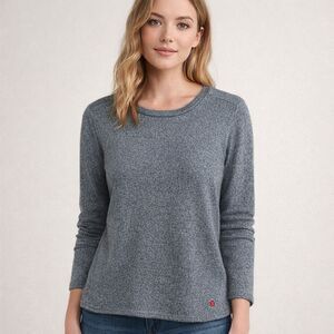 Lucky Brand Charcoal Grey Crewneck Sweater - Size M (L)